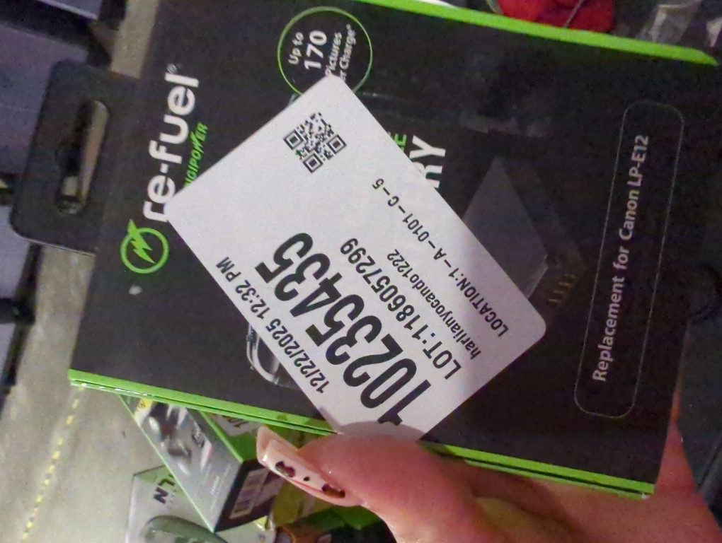 Digipower - Re-Fuel Rechargeable Lithium-Ion Replacement Battery for Canon LP-E12