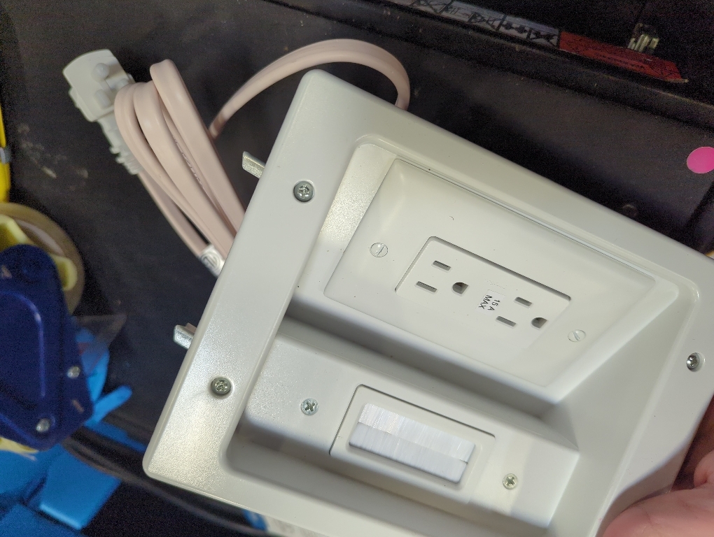 Legrand – OnQ in-Wall Cable Management Kit for Power & Low Voltage Cords – Hides TV or Display Cables Retrofit Behind The Wall – UL Listed TV Cord Hider w/DIY Install & Included Hardware – HT2102WHV1