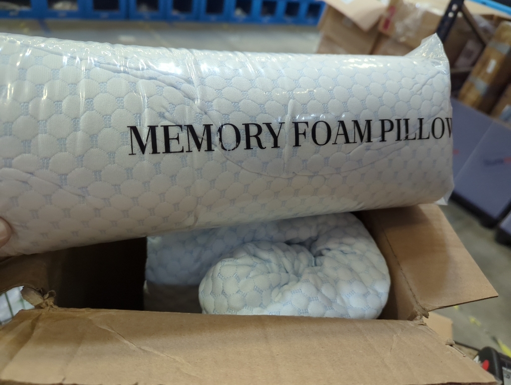 Cervical Neck Pillow for Pain Relief, Contour Memory Foam Pillows for Sleeping, Odorless Ergonomic Pillow Adjustable Orthopedic Cooling Pillow Bed Pillow Neck Support for Side Back Stomach Sleepers