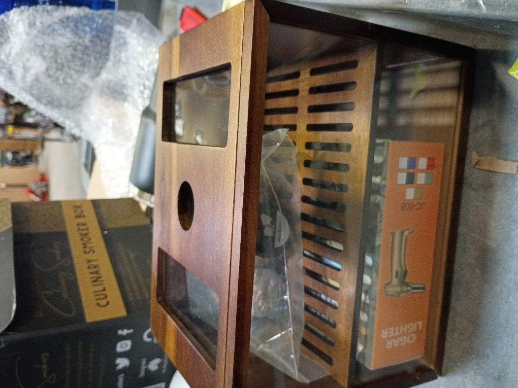 Bon Apperoo™ 2-Glass Culinary Smoker Box with Torch - Portable Cold Food and Cocktail Infuser - Indoor Whiskey and Bourbon Smoking Kit - Ideal for Drinks and Charcuterie - Butane Not Included