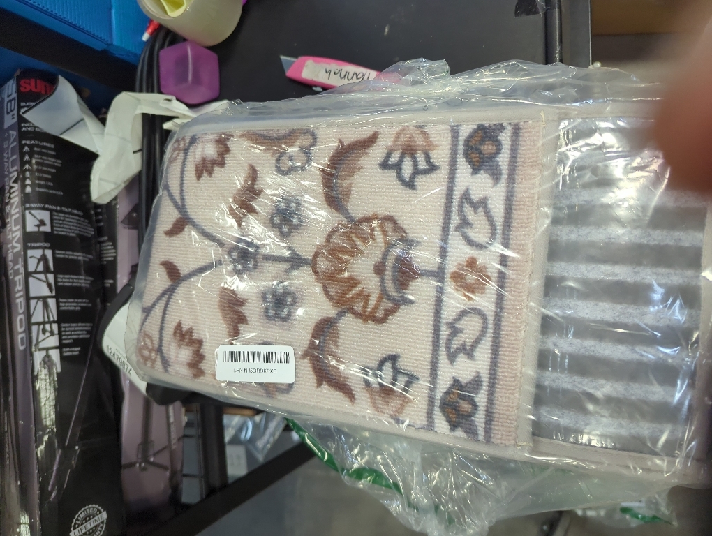 BEQHAUSE Stair Treads for Wooden Steps Non-Slip Machine Washable Carpet Stair Treads 8X30 Soft Indoor Stair Runner for Kids Elders and Pets, 100% Polyester, TPE Backing, 15pcs, Brown/Grey