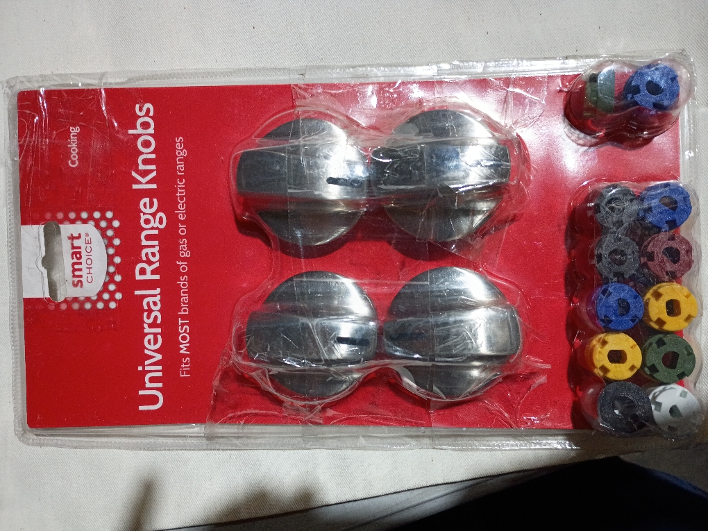 Universal Gas and Electric Range Stainless Steel Knob Kit (4-Pack)