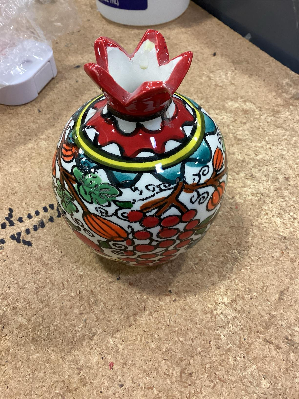 Pomegranate Armenian Ceramic Vase