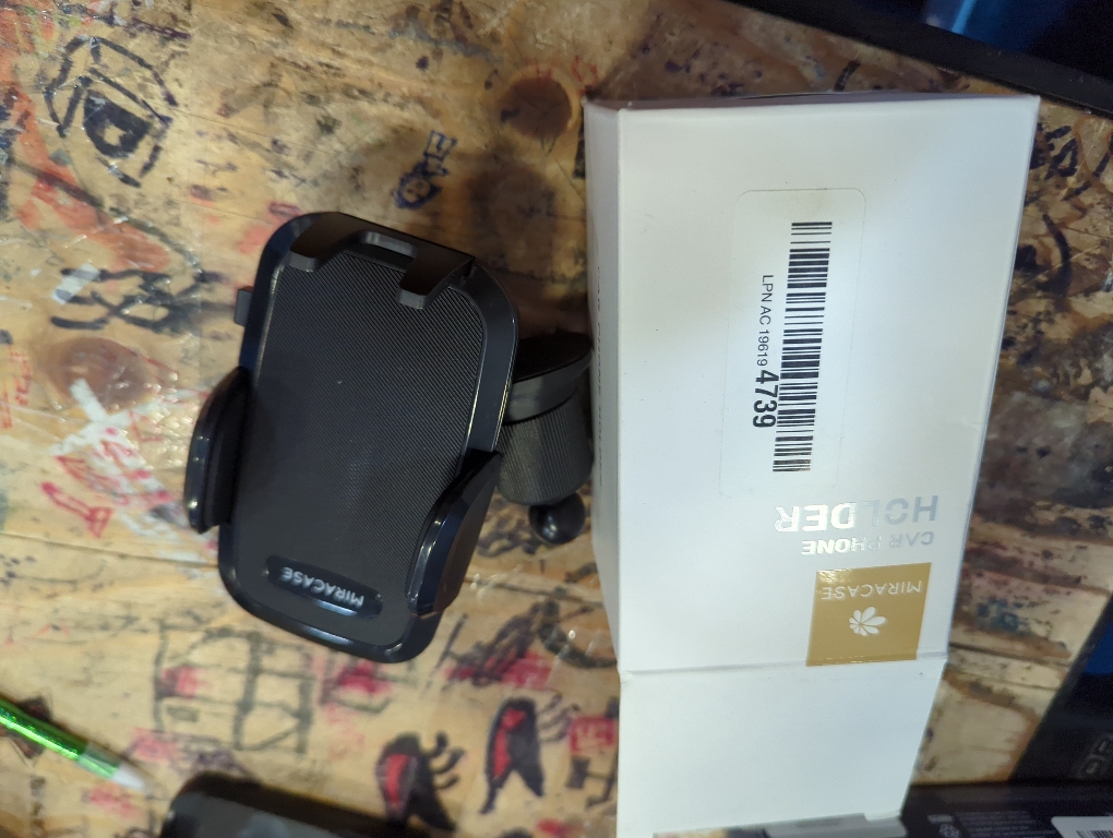 Miracase Phone Holders for Your Car with Upgraded Double Metal Hook Clip, Air Vent Cell Phone Car Mount, Universal Automobile Cradle Fit for iPhone Android and All Smartphones, Light Black