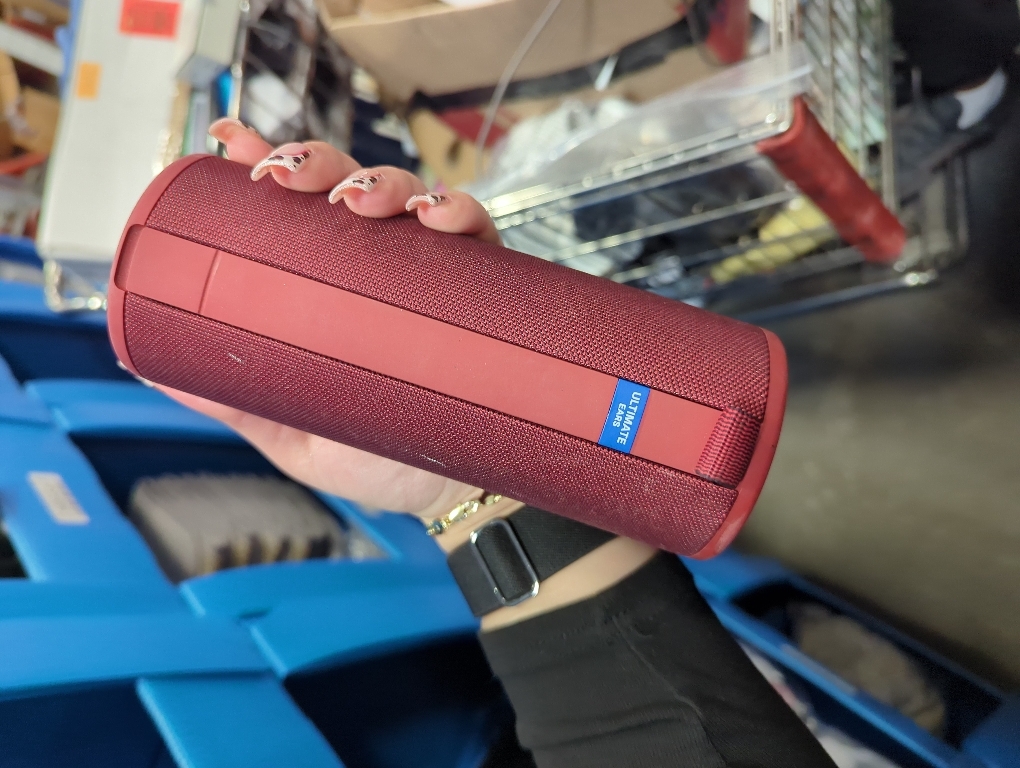 Ultimate Ears Boom 3 Wireless Bluetooth Speaker, Bold Sound   Deep Bass, Bluetooth, Magic Button, Waterproof, 15 Hours Battery, Range of 150 ft, Sunset Red