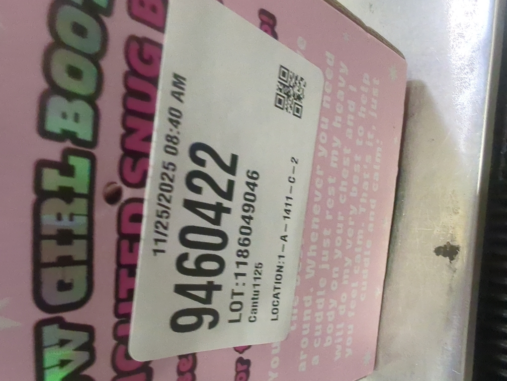 Snug Bud Cowgirl Boot Pink Plush Weighted