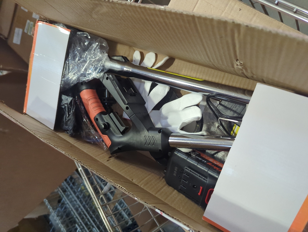 Cordless Weed Wacker, Ohey Electric Brush Cutter, Adjustable Pole Length Weed Eater, Foldable & Lightweight, 3 Blade Types, Battery-Powered Cordless Weed Eater for Lawn, Garden, Yard Work