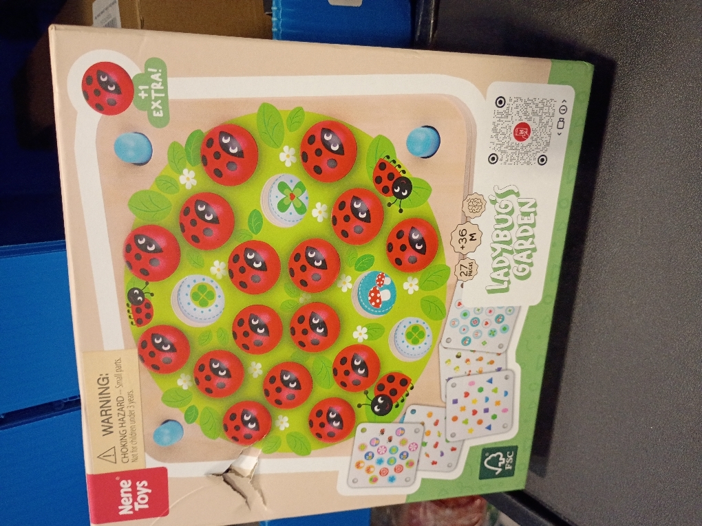 Nene Toys Ladybird Garden Memory Game Extension [Natural Adventures] - 24 Additional Cards on Ecosystems and Wildlife - Educational Game for Children from 3 Years *Damaged box*