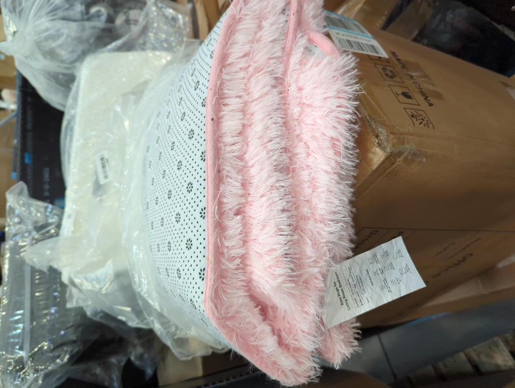 Pink Fluffy 4x6 Area Rugs for Bedoom Girls, Soft Washable Fuzzy Furry Shag Rug for Kids Room, Nursery, Dorm Decor, Cute Plush Carpet for Baby Toddler