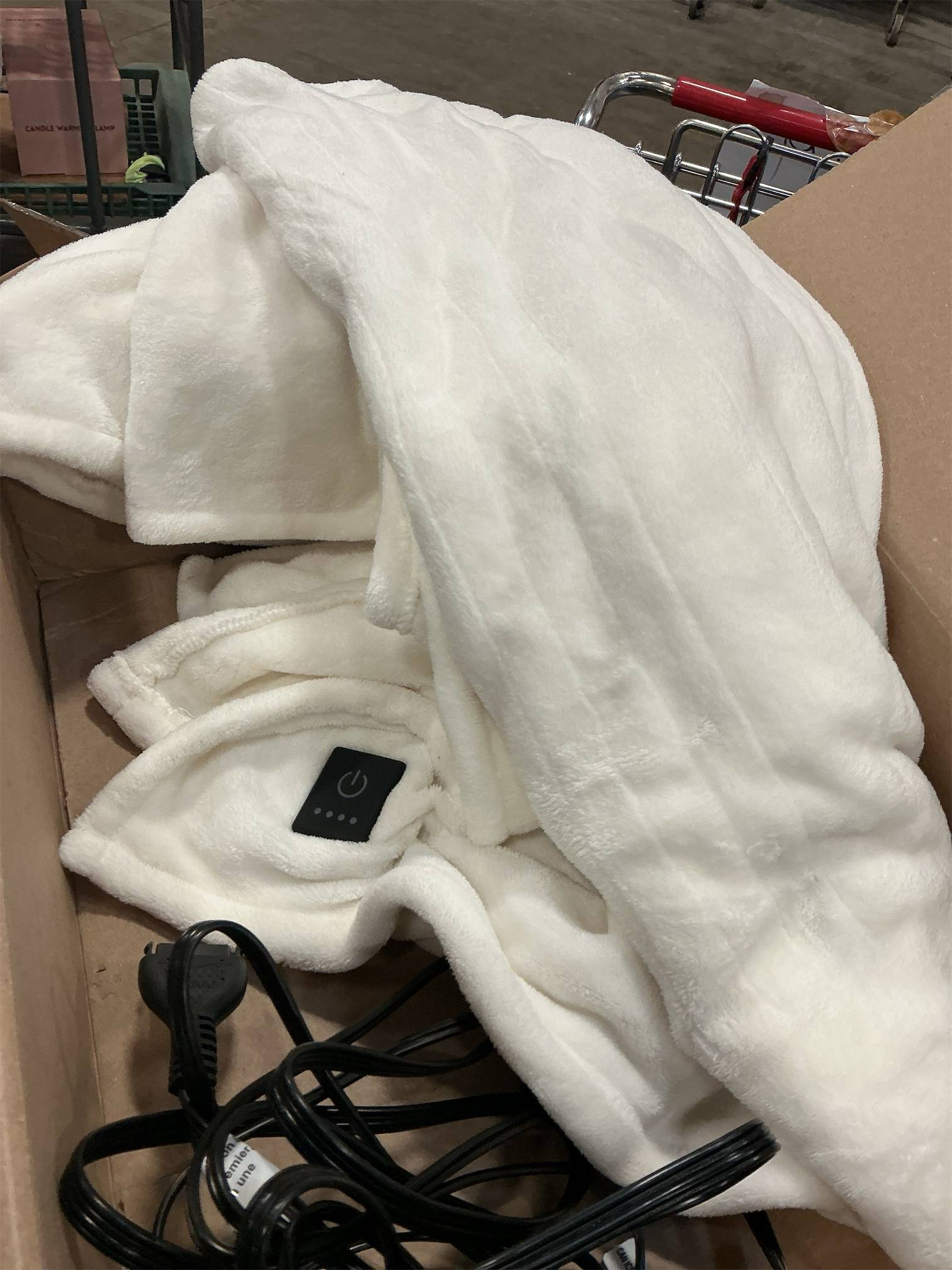 Heated Throw Blanket Electric Blanket with Built-in Button Controller 50x60 One-Touch Ultra Cozy Soft Warm Heating Electric Blanket with 4 Heat Levels & 4 Hours Auto-Off Overheat Protection