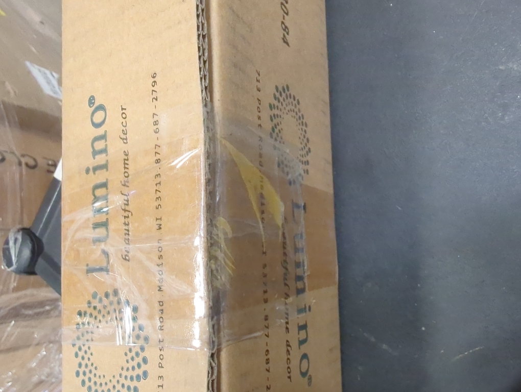 Size 30-84 Color White Lumino Square Single Curtain Rod Set, 5/8 Diameter -  (With Multiple Color Options), Curtain Rod, Drapery Rod, Decorative Rod, Décor, White, 30-84 Width