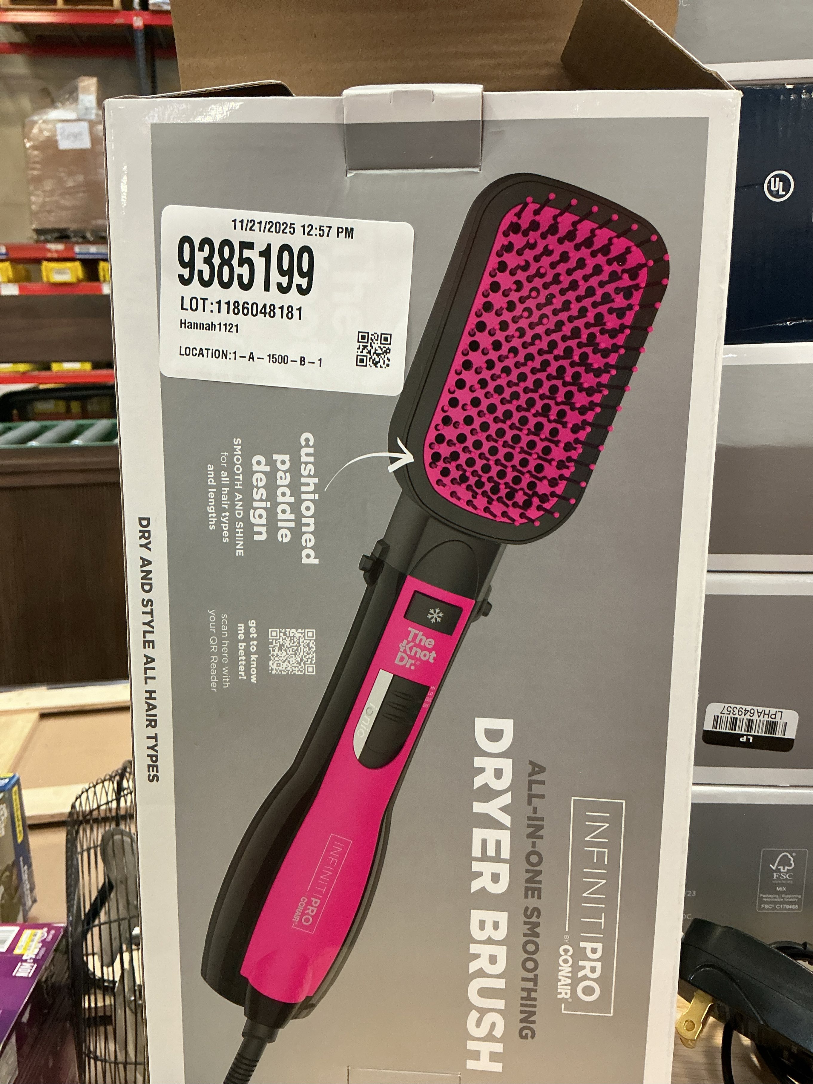 Conair Knot Dr. Paddle Dryer Brush