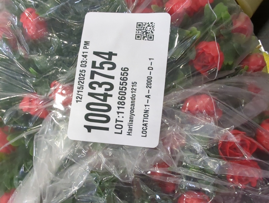 Set of 2 Artificial Boxwood Topiary Ball Trees with Red Flowers for Outdoor with Ground Spike 22, UV Resistant Faux Greenery Shrubs, Fake Plants for Garden, Yard, Porch, Patio Valentine's Day Decor