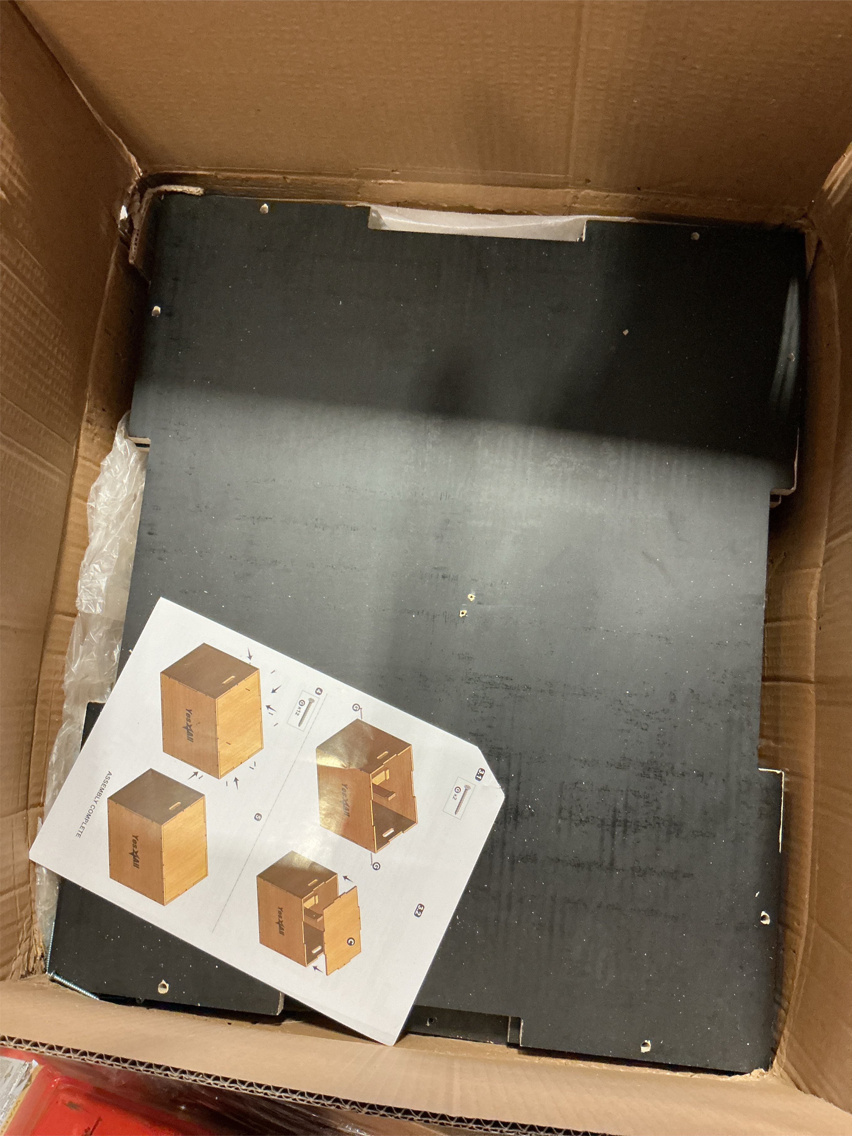 Yes4All 3 in 1 Non-Slip Wooden Plyo Box, Step Up Box for Workout, Plyometric Jump Box for Skipping, Jumping, Lunges, Squats, Dips