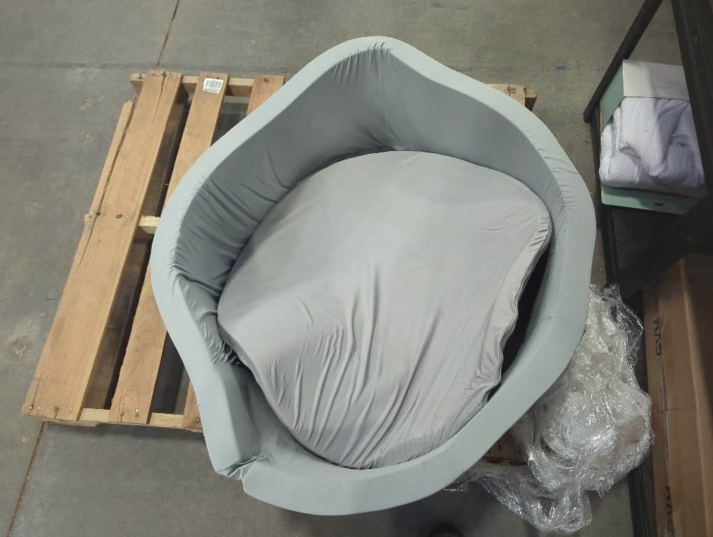 Wilwolfer Foam Ball Pit for Toddlers, Large Baby Ball Pit for Babies with Soft Memory Sponge, Indoor Outdoor Baby Playpen, Kids Play Ball Pool, Gift Toys for Infants Boys and Girls (Gray, NO Balls)