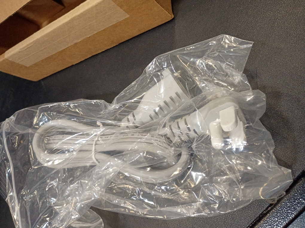 KUNCAN Appliance Power Extension Cord - 3 Prong Flat Wire SPT-3 14 AWG Heavy Duty Male to Female Extender Low Profile Grounded Cable for Major AC Unit, Air Conditioner, Refrigerator (3 Feet)