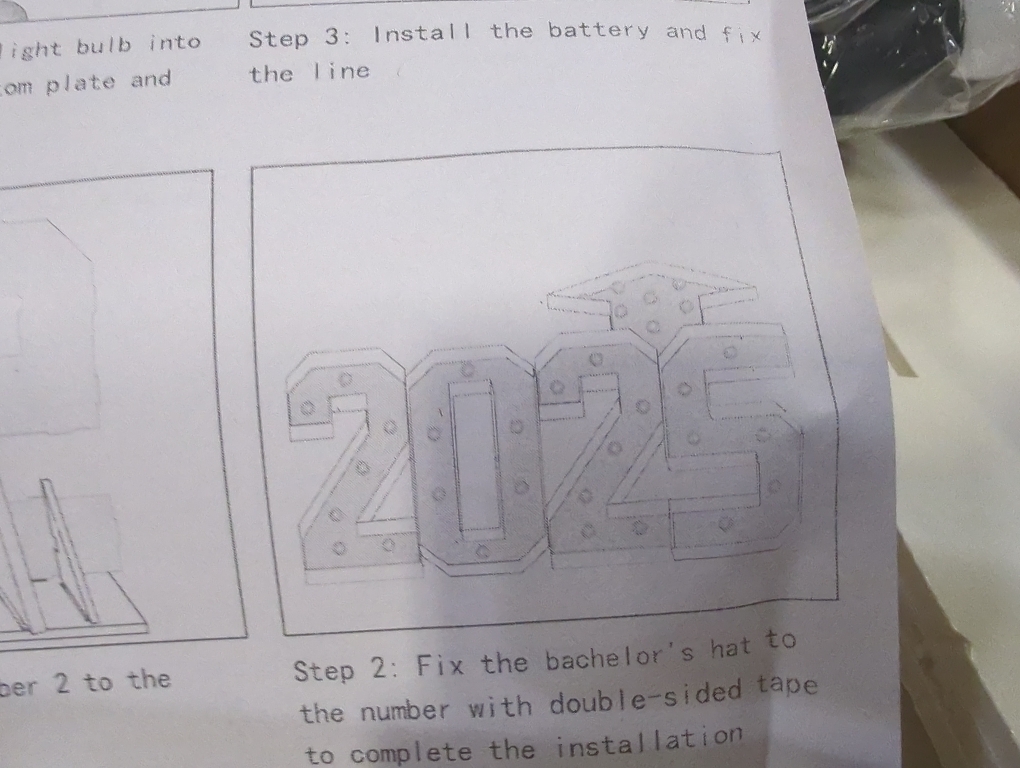 White 2025 Numbers for Graduation Decorations, Large LED Marquee Light Up Letters for Graduation Decor, Class of 2025 School Grad Party Supplies Indoor/Outdoor Décor