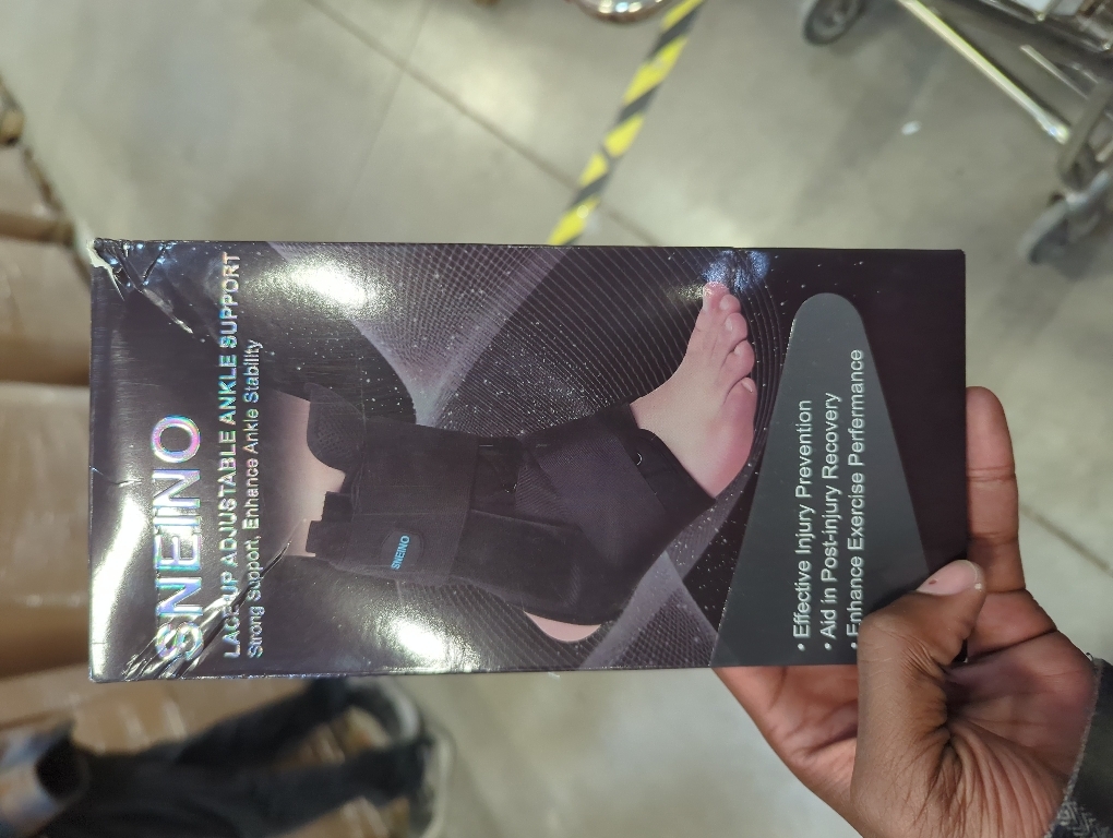 Ankle Brace for Women Men - Ankle Support Brace for Sprained Ankle, Ankle Stabilizer for Achilles, Tendon, Sprain, Injury Recovery, Lace up Ankle wrap for Running, Basketball, Volleyball (Ankle Brace, Medium)