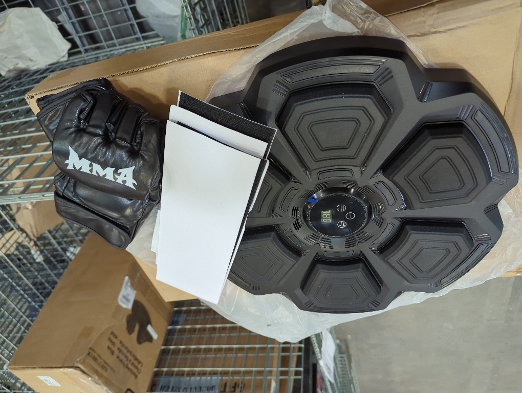 Music Boxing Machine,Wall Mounted Smart Musical Boxing Workout Machine for Adults and Kids, One Punch Boxing Electronic Equipment with Gloves for Gym and Home