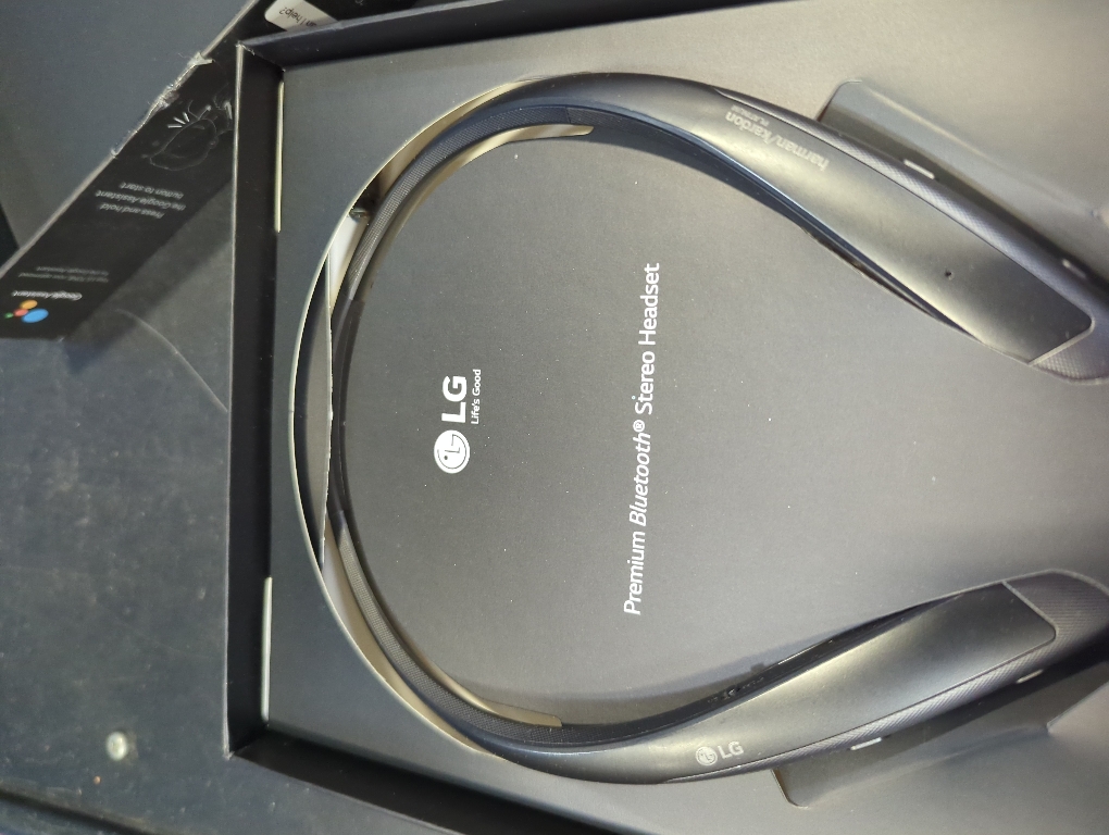 LG - TONE PLATINUM  Bluetooth Headset - Black