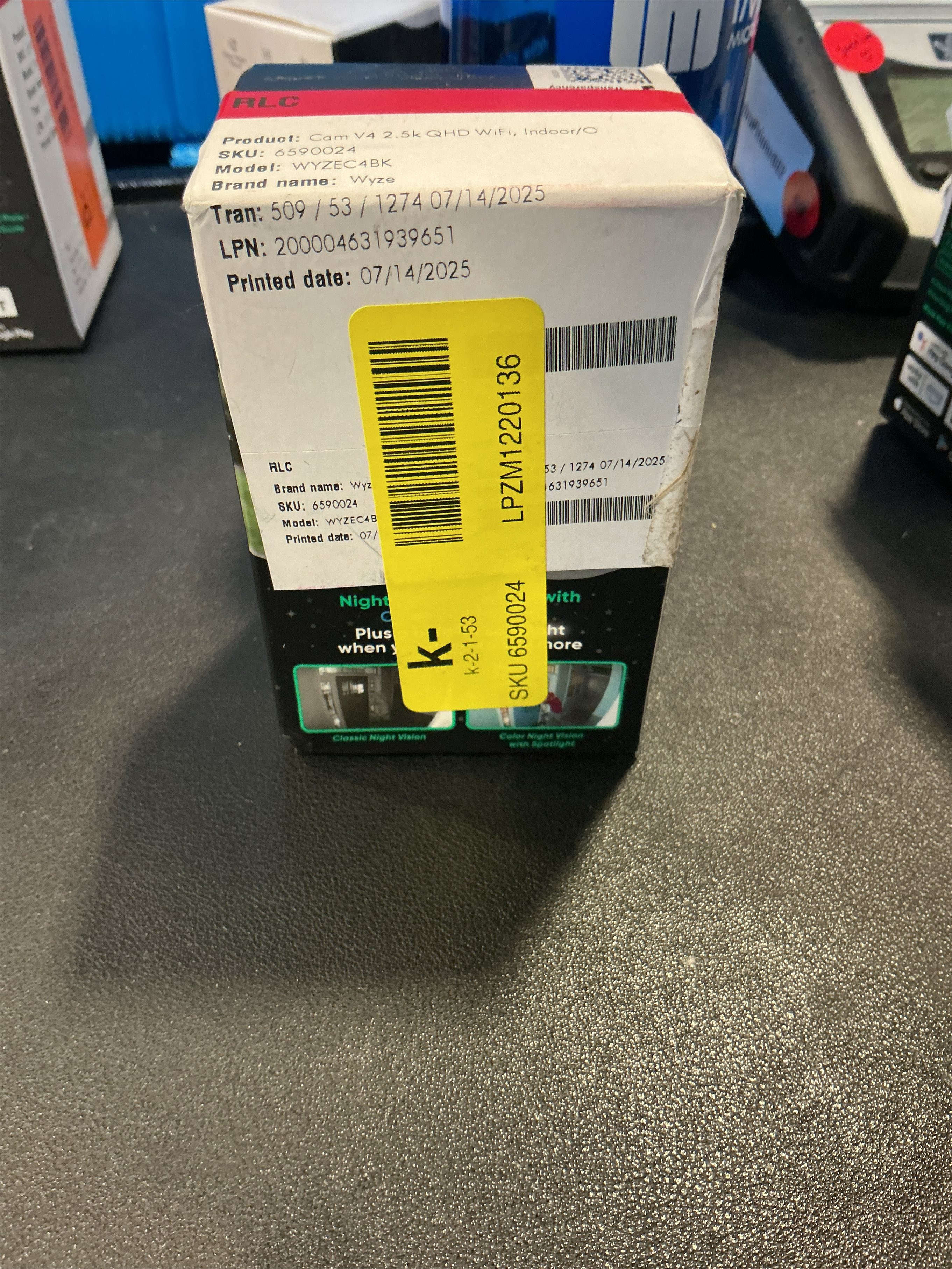 WYZE Cam v4 (Latest Model), 2.5K AI Security Camera, Indoor/Outdoor Cameras for Home Security, Baby Monitor & Pet Camera, Vibrant Color Night Vision, No Subscription Required, Free Expert Help