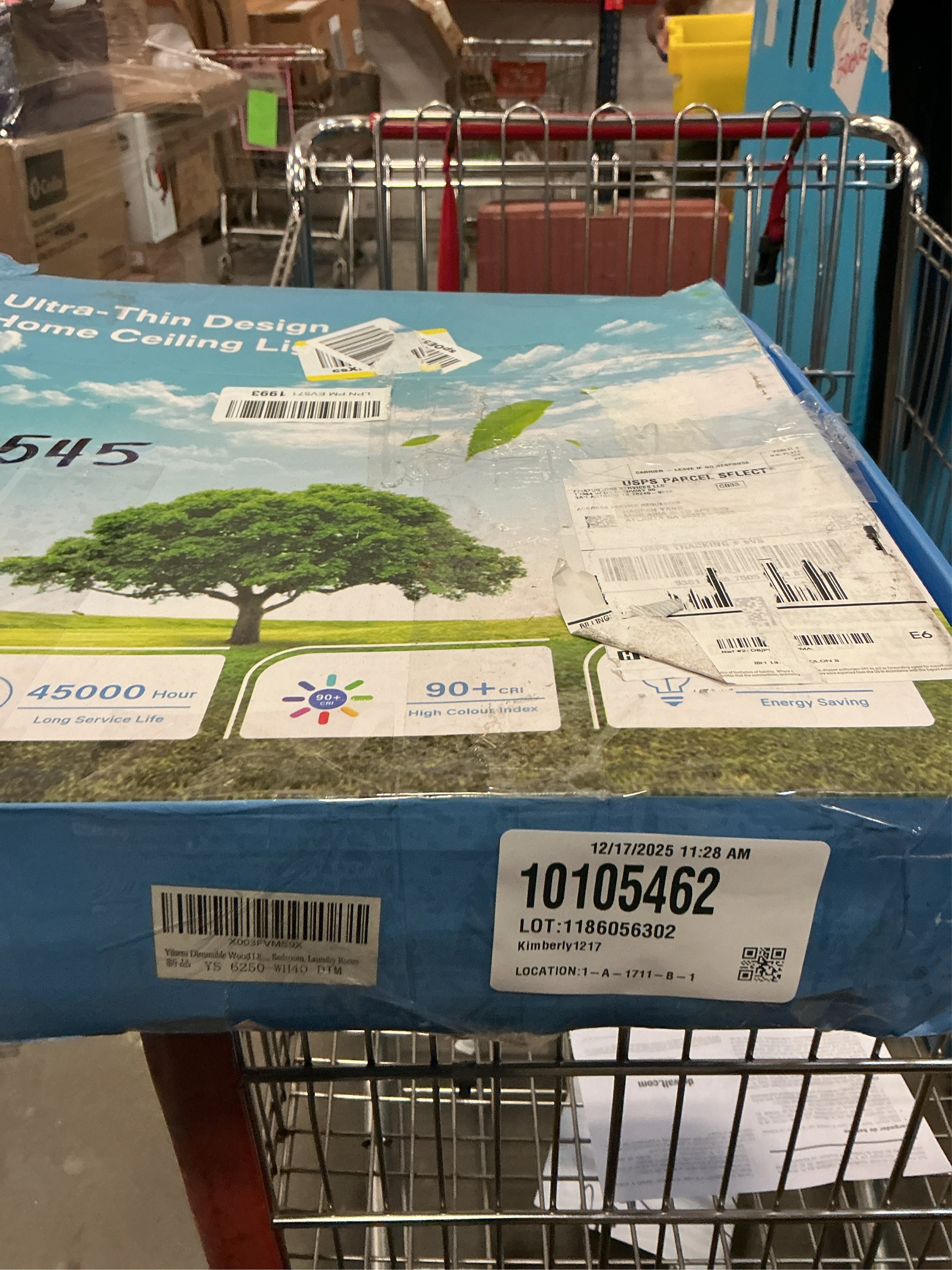 Dimmable Wood LED Flush Mount Ceiling Light, 5CCT 2700K-6000K Modern Round Close to Ceiling Lighting Fixtures, Minimalist White Ceiling Lamp for Living Room, Bedroom, Laundry Room