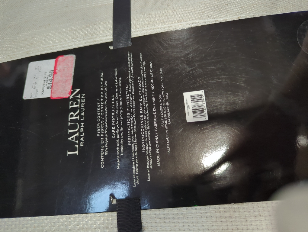 Ralph Lauren set 4 Placements 14×19 in  beige