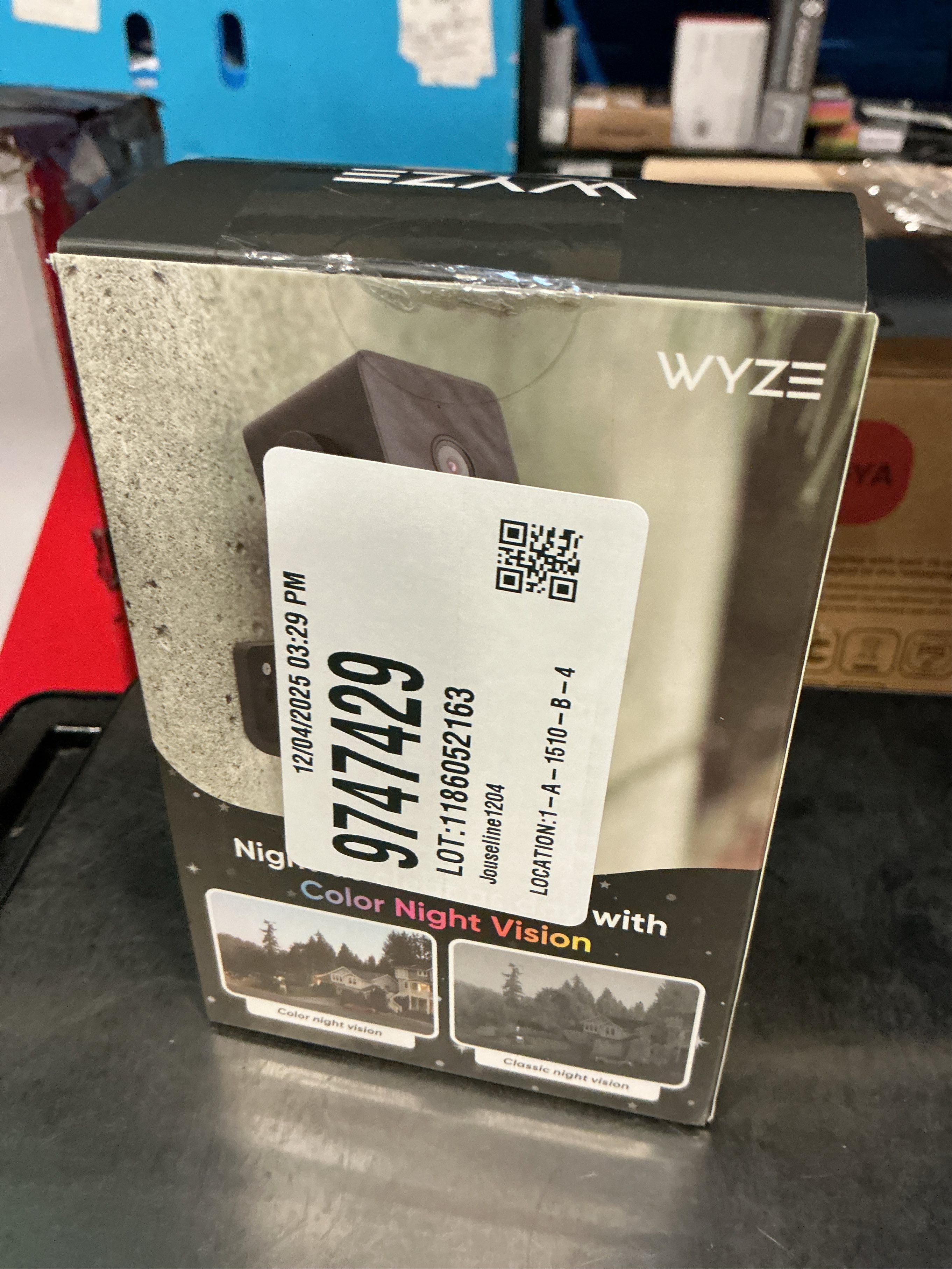 WYZE Cam Pan v3 Indoor/Outdoor IP65 1080P 360° Pan/Tilt/Zoom WiFi Smart Home Security Camera, Motion Tracking for Baby/Pet, Color Night Vision, Works with Alexa&Google Assistant, Free Expert Setup