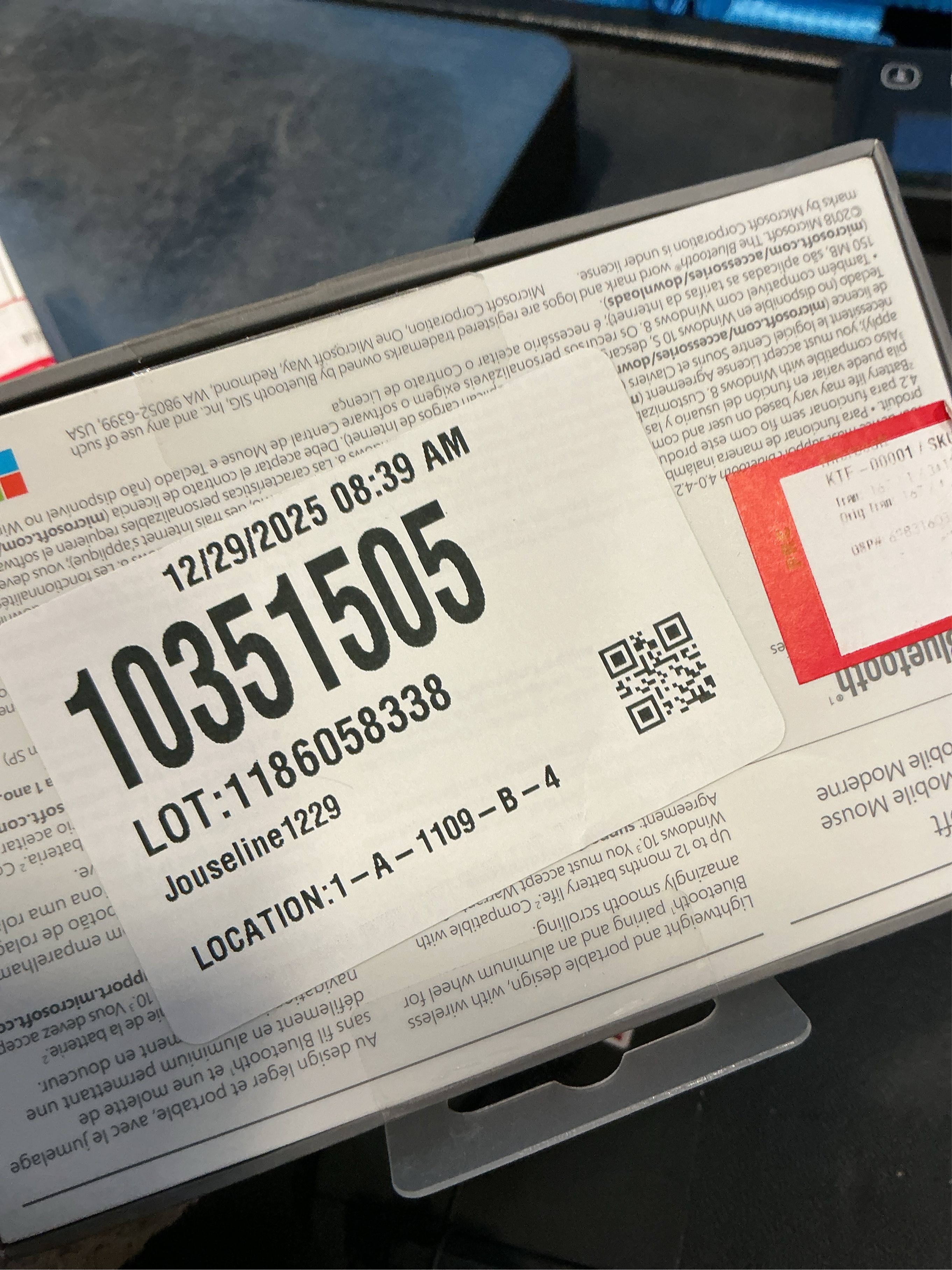 Microsoft KTF-00013 BT Modern Mobile Mouse, Black - Black