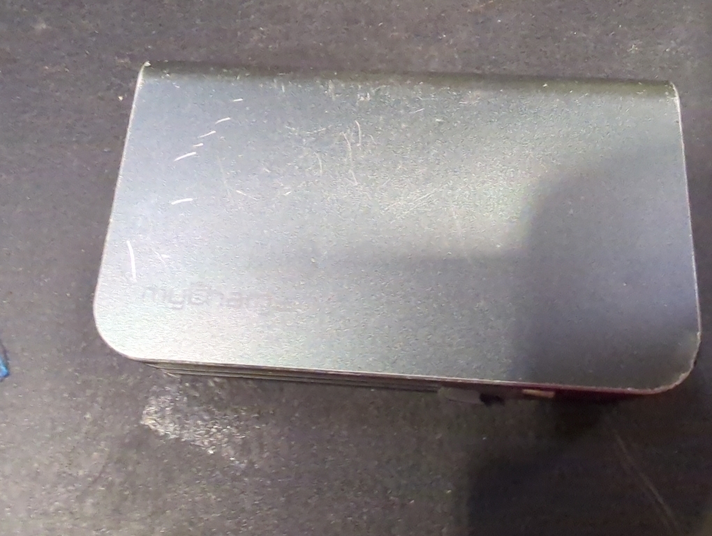 myCharge RetractaCharger 10000mAh Portable Charger Power Bank with 28-Inch Retractable USB-C Cable | Premium Fabric | Built-in Wall Plug | 30W PD Fast Charging | USB-C/A Ports | Digital Display