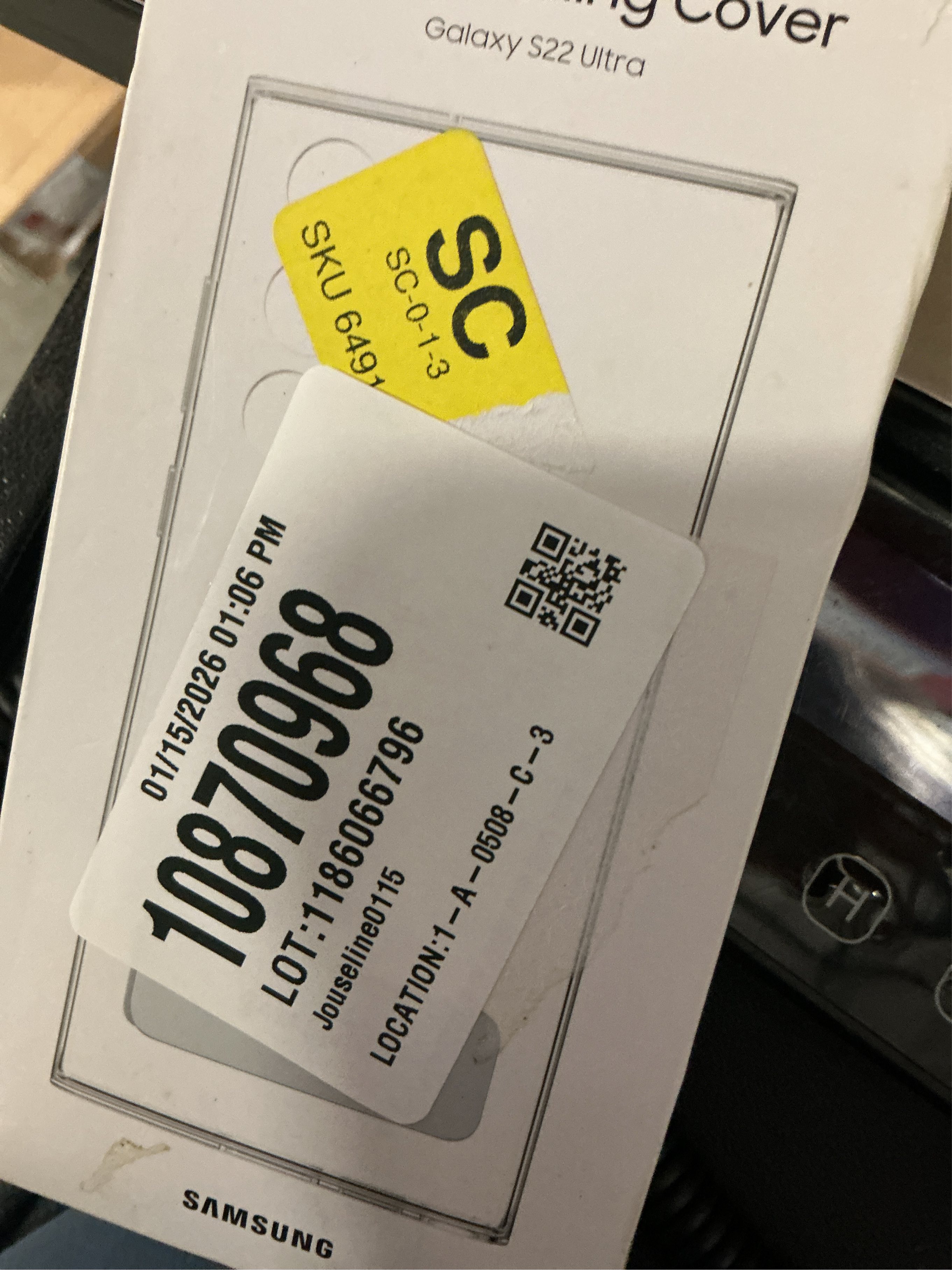 Samsung Official Clear Standing Cover for Samsung Galaxy S22 Ultra - Clear