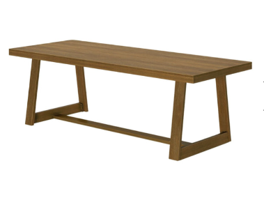 Classic Dining Table Pecan Brown