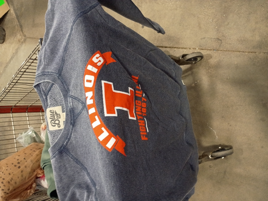 Blue 84 NCAA womens Ncaa Officially Licensed Women's Crewneck Sweatshirt Burnout Vintage Scholar