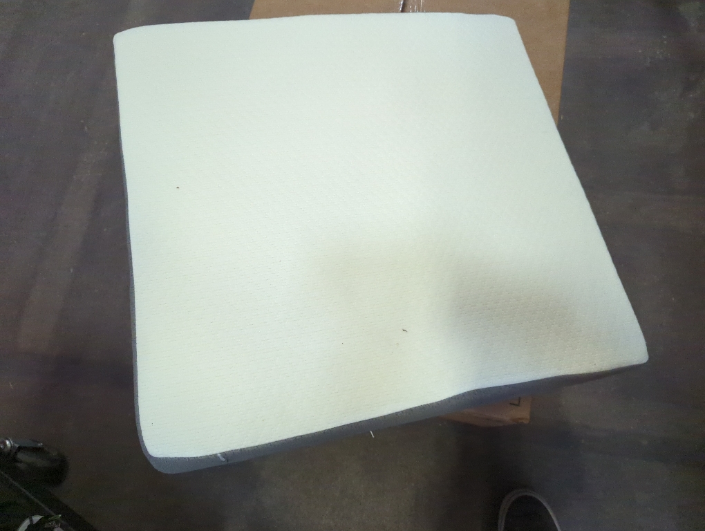 Sweetcrispy Wedge Pillow, Body Pillow for Sleep Apnea, Neck Pain Relief, Post Surgery, Sleeping Comfort, Acid Reflux, Heartburn, Back Pain Relief and Snoring, 7.5Inch White& Grey