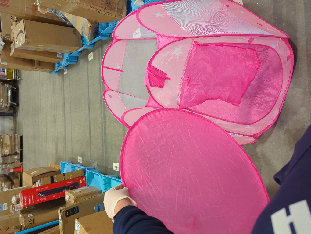 Pop Up Princess Tent with Star Light, Toys for 1 2 3 Year Old Girl Birthday Gift, Baby Girl Toys, Ball Pit for 12-18 Months Toddler Gift, Easy to Pop Up and Assemble(Pink)