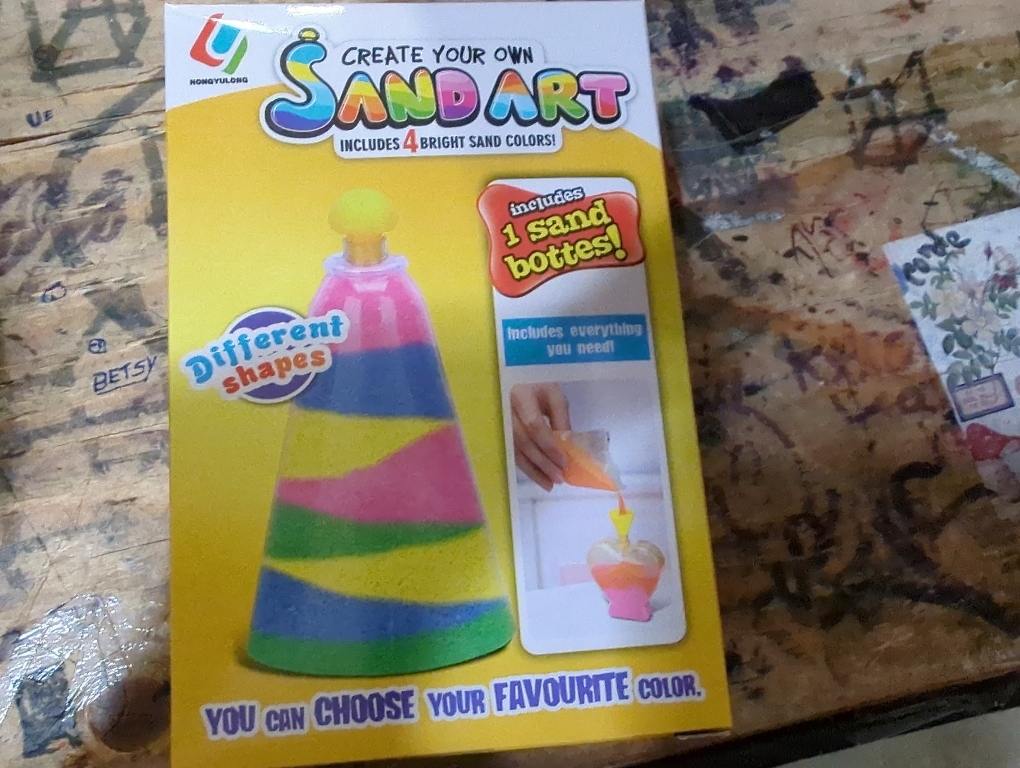 MAGICACORN Glow Sand Art Kit – DIY Craft for Kids Ages 5-12, Fun Creative Gift (Star Bottle)