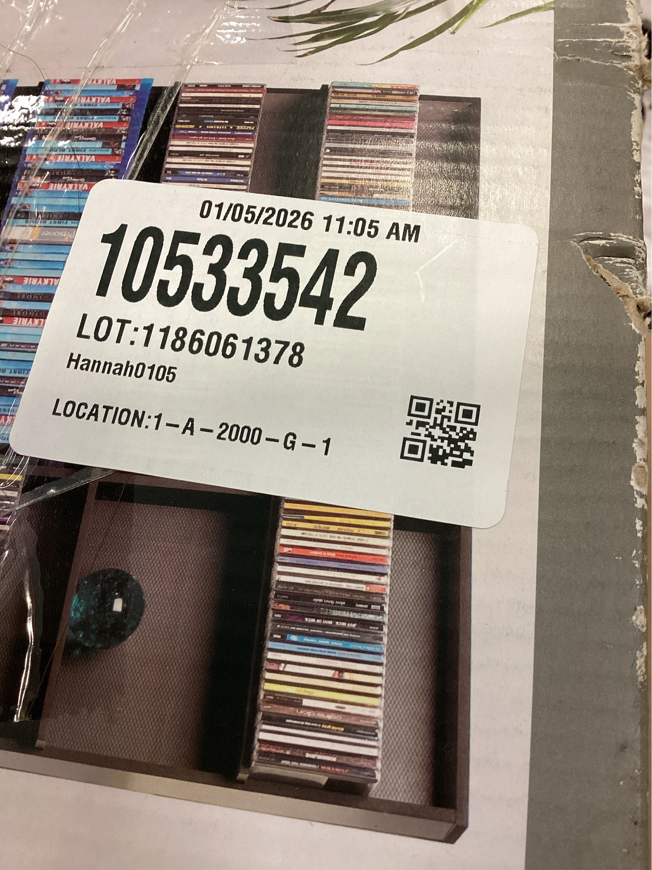 Elite Media Storage Cabinet Medium 609CD's/420DVD's/483 Blu-ray, Black