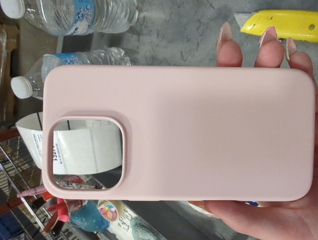 JETech Silicone Case for iPhone 15 Pro, Light Pink