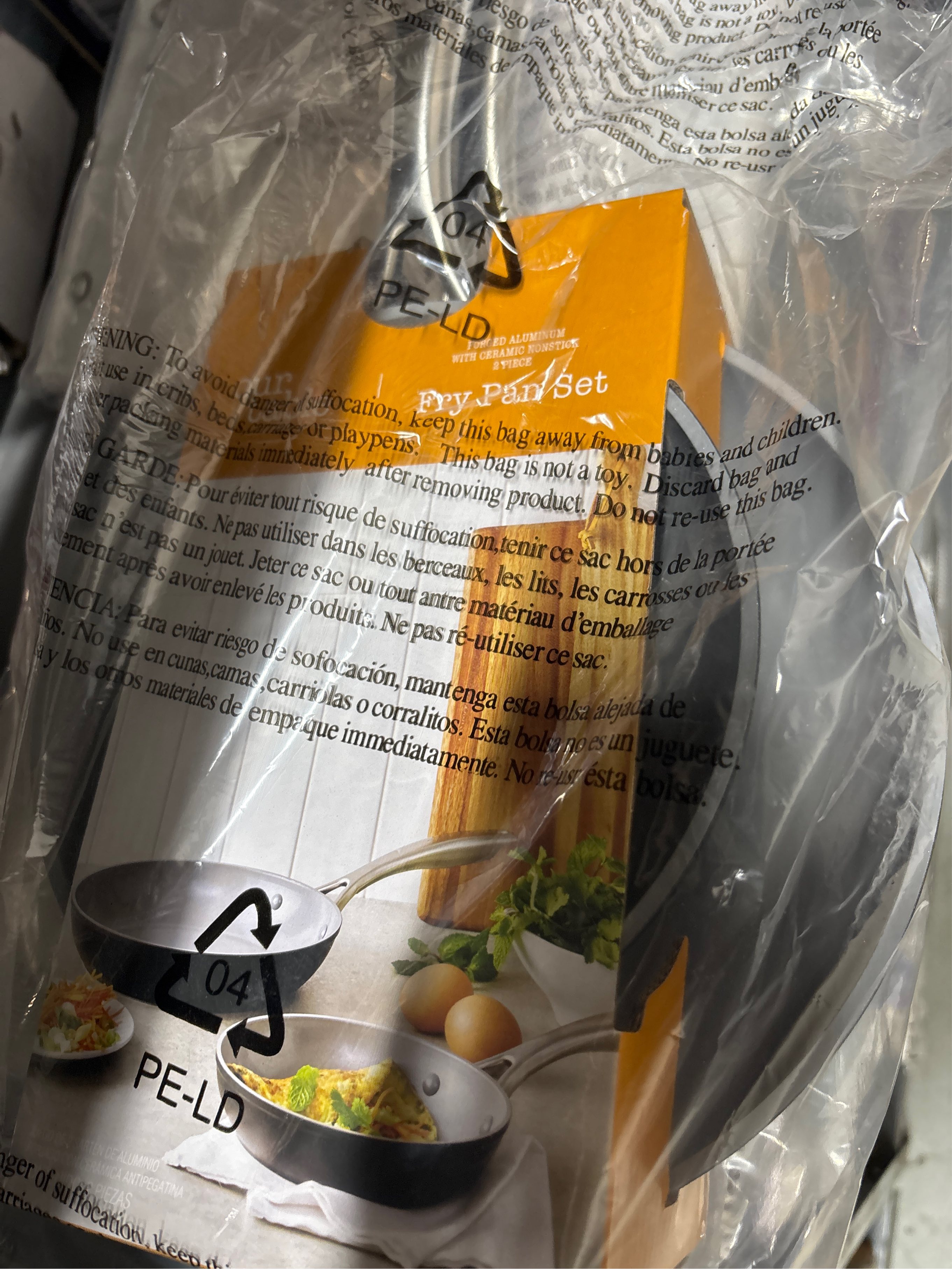 Our Table Forged Aluminum Ceramic Nonstick 2-Piece Fry Pan Set