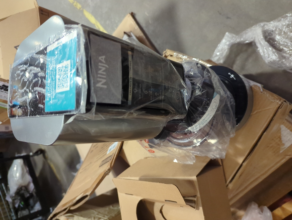 Ninja NC301 CREAMi Ice Cream Maker, for Gelato, Mix-ins, Milkshakes, Sorbet, Smoothie Bowls & More, 7 One-Touch Programs, with (2) Pint Containers & Lids, Compact Size, Perfect for Kids, Silver