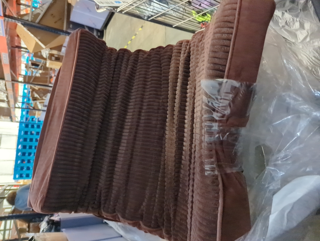 OhGeni Orthopedic Waterproof & Machine Washable Dog Bed for Medium Large Pets, Cat Mat with 25D Egg Crate Foam, Non-Slip Bottom & Removable Cover, 36 Inches(Brown)