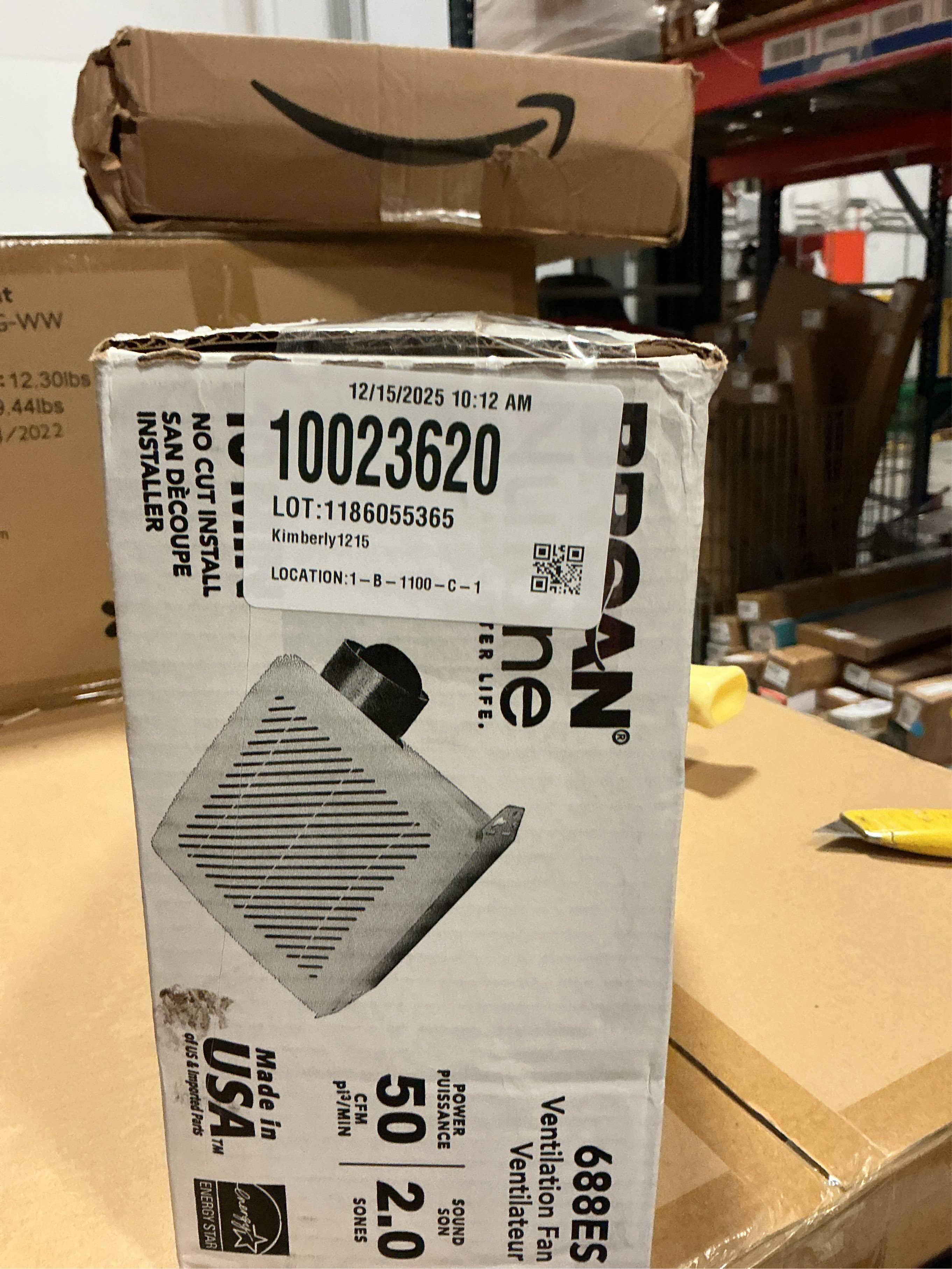 Broan-NuTone Economy Energy Star 50 CFM 2 Sones Bathroom Ventilation Fan