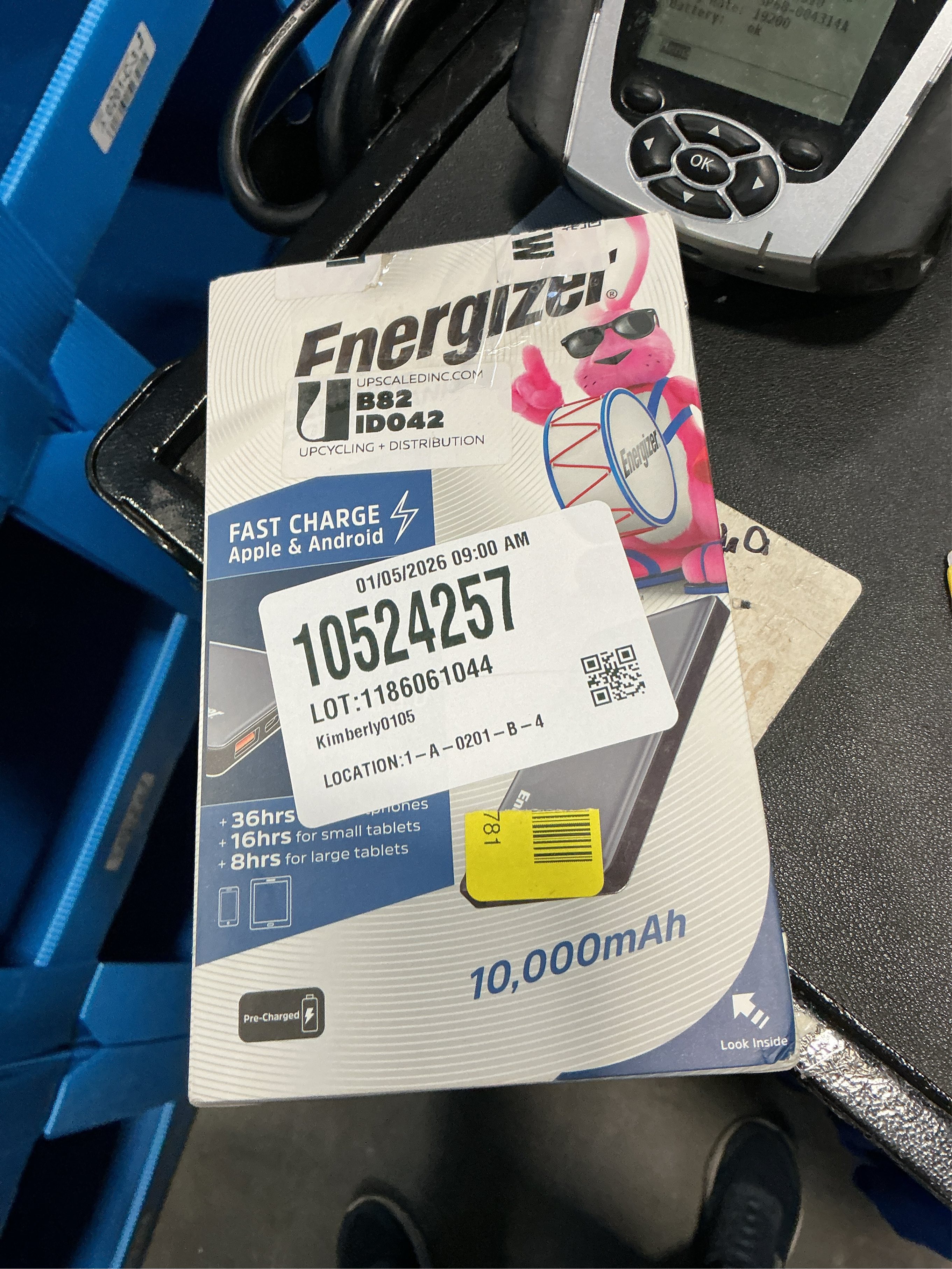 Energizer - UE10015PQ Ultimate Lithium 10,000mAh 18W Fast Charge Portable Charger/Power Bank QC 3.0 & PD 3.0 for Apple, Android & USB Devices - Gray