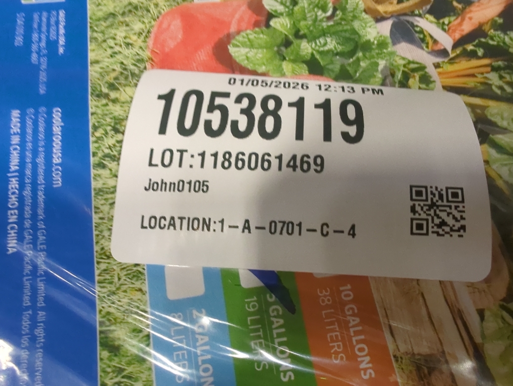 Coolaroo 2-Pack 5 Gallon Heavy Duty Plant/Vegetable/Herb/Fruit Breathable Fabric Grow Planter Pot Bags with Handles, Desert Sand