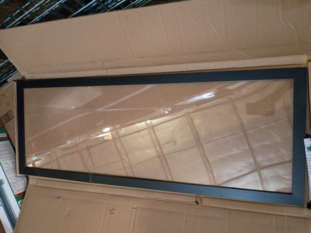 13x39 Shadow Box Frame Contemporary Black | 3/4 Depth of Usable Space| Interior Size 13x39 or 39x13 Inches| UV Resistant Acrylic, Acid-Free Backing, Wall Hangers | Made in USA