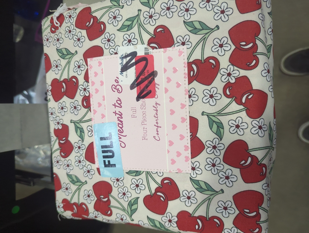 Meant To Be Cherry Full Four Piece Sheet Set