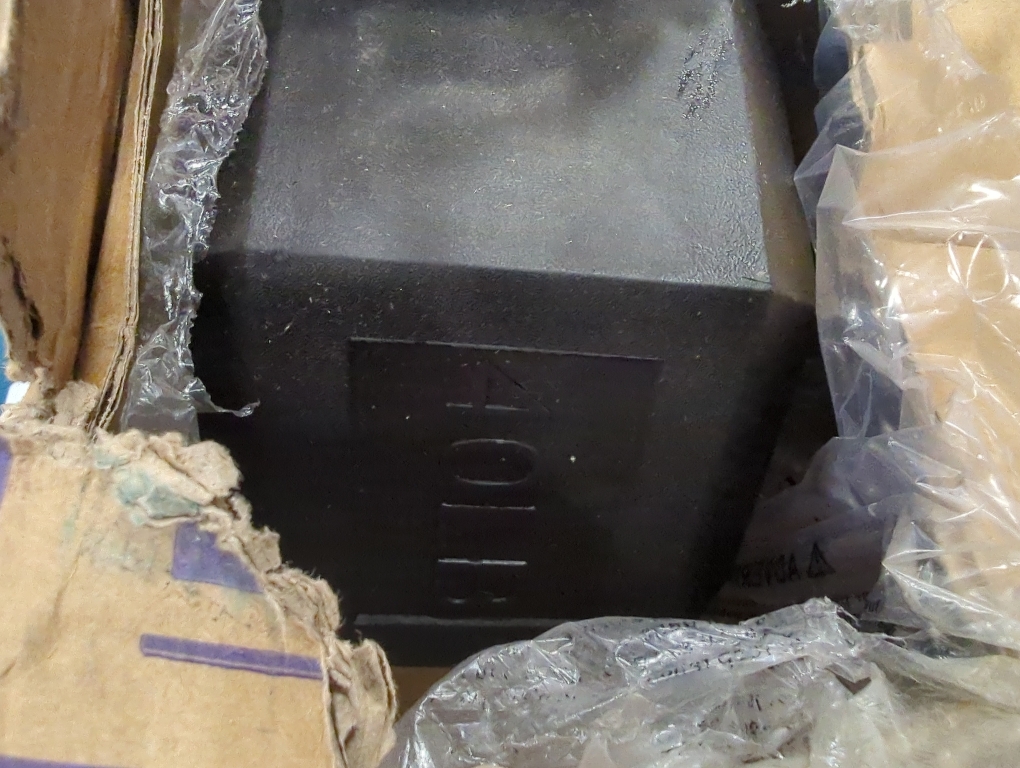 Size 40lbs Rubber Hex Dumbbell Hand Weight