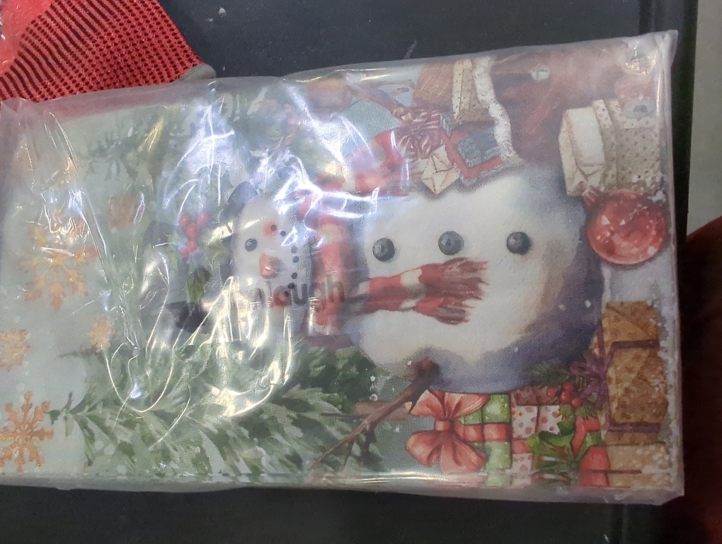 100 Pcs Christmas Guest Napkins 2 Ply Snowman Disposable Paper Napkins for Decoupage Snowflake Elk Xmas Tree Decorative Winter Christmas Cocktail Guest Hand Towel for Party Table Dinner Bathroom