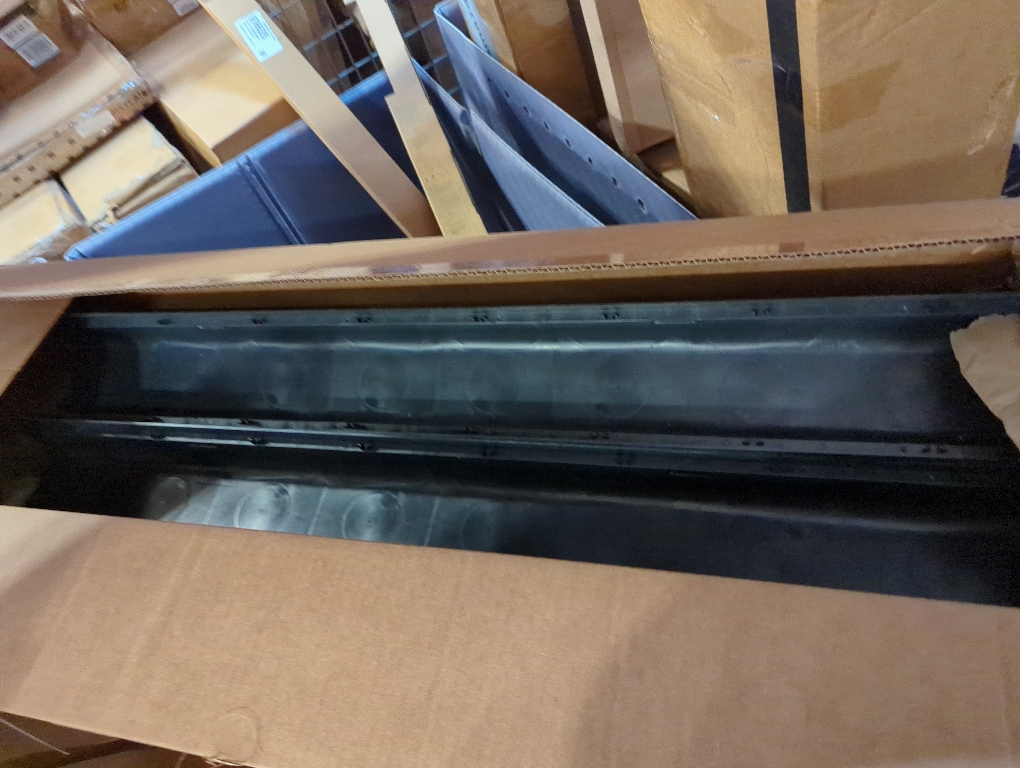 Vodaland - 4 Inch Trench Drain System with Grate - Black - Easy 2 (5 Pack)