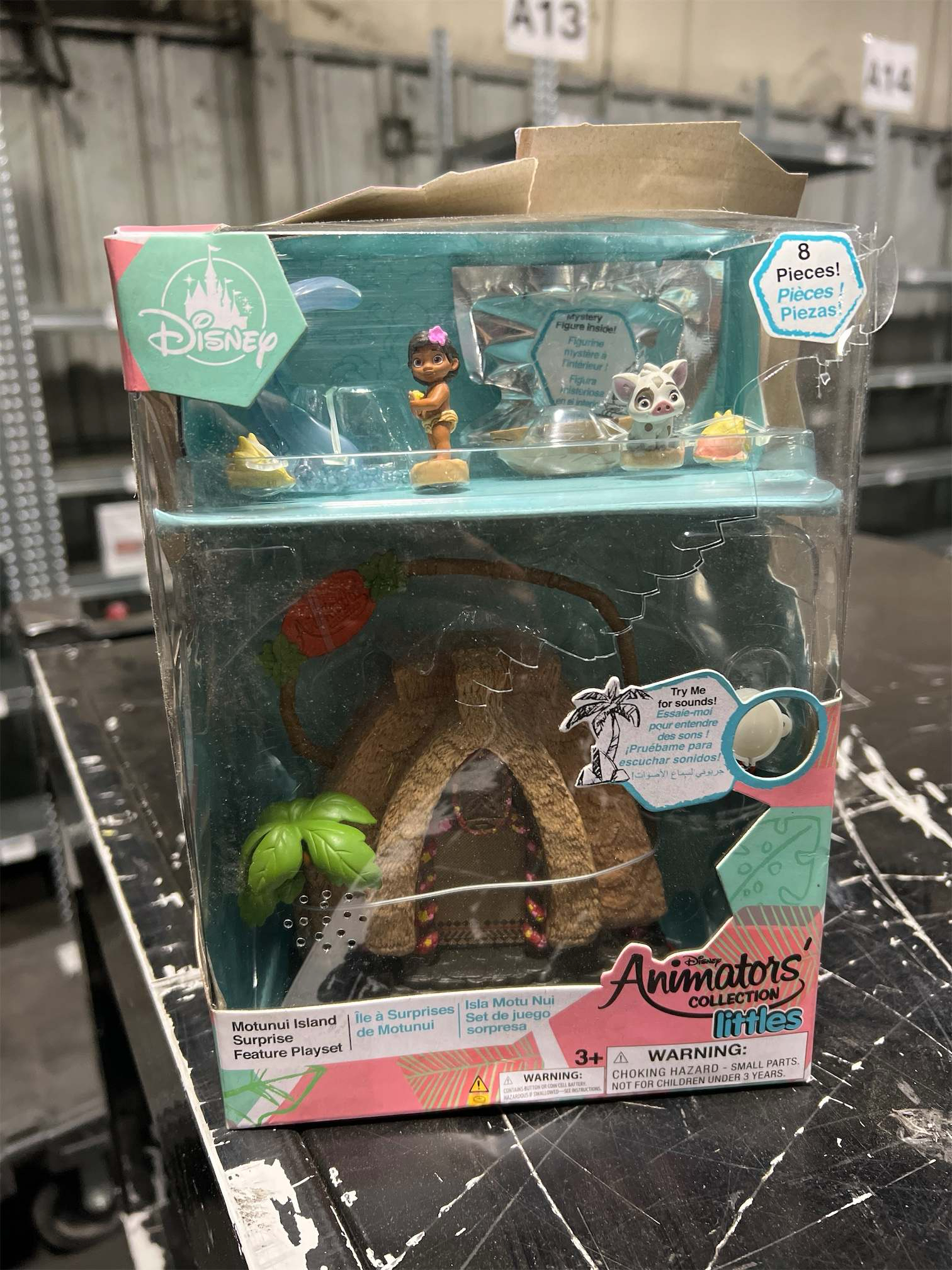 WDW Theme Parks Disn Parks Animators' Collection Micro Playset Moana